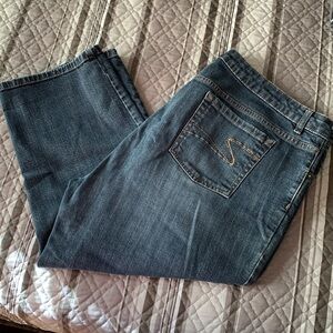 liz & co. Stretch Denim Capris EUC